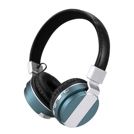 Auriculares Bluetooth sobre la oreja, auriculares inalámbricos estéreo plegables con micrófono 
