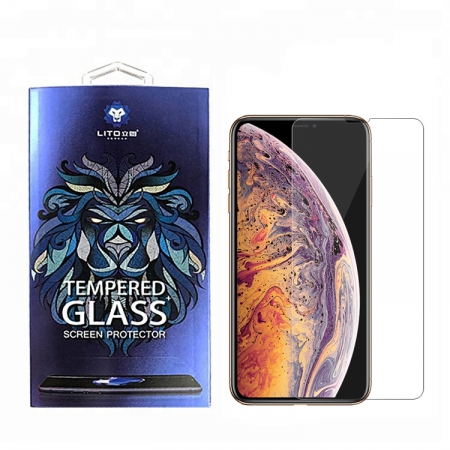 Protector de cristal moderado de la pantalla del teléfono móvil de Iphone 9 Crystal Clear 