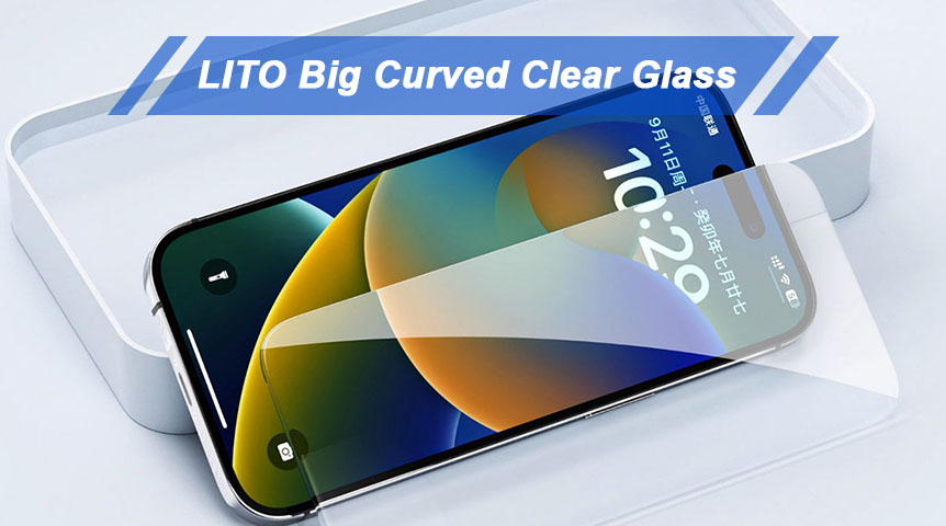 Eleve la protección de su dispositivo con el protector de pantalla de vidrio templado curvado grande LITO
    