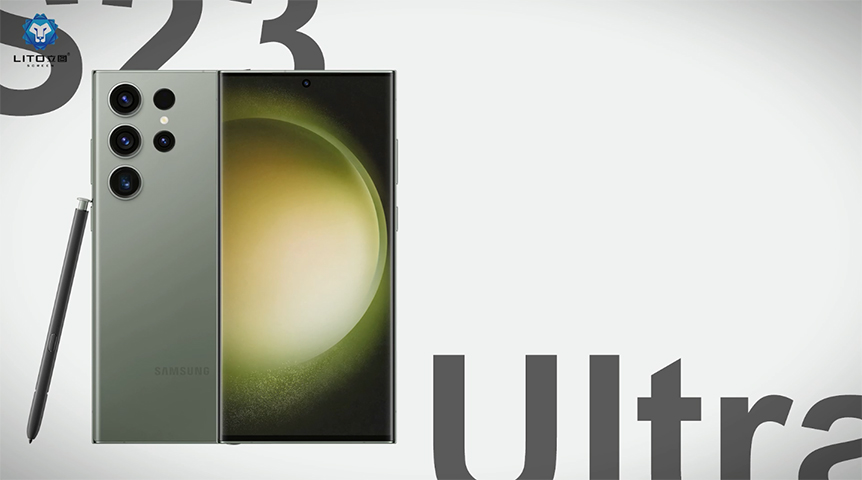 Protector de pantalla de vidrio templado Lito E+ Edge Glue para Samsung Galaxy S23 Ultra