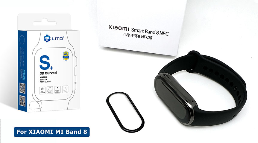 Protector de pantalla suave y flexible Lito Pmma para Xiaomi Mi Band 8
