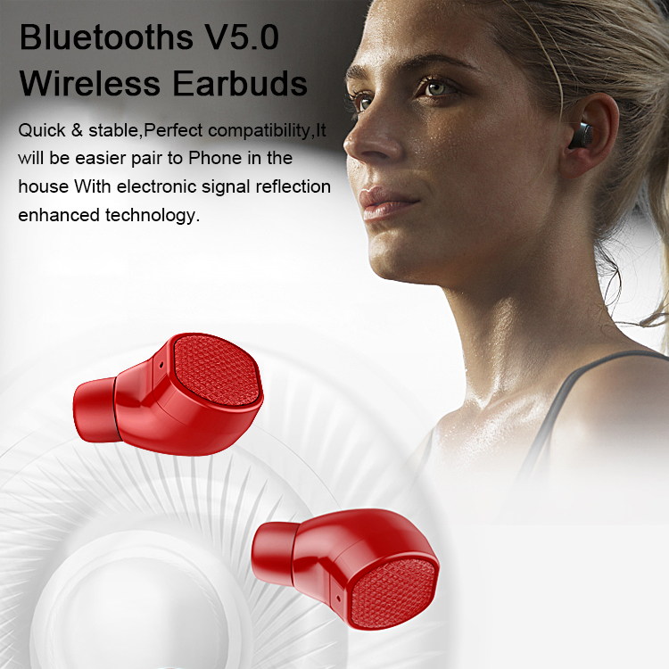 True Wireless Bluetooth 5.0 Earbuds