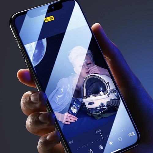 Cristal Templado Completo Anti Blue-Ray para iPhone 14 Pro Max