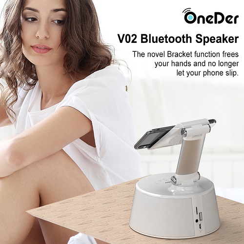 V02 Bluetooth Speaker With Mic