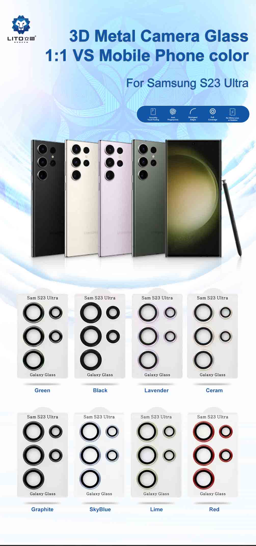 Kit Funda Silicona Templado Y Cubre Camara Para iPhone 15 Pro Max