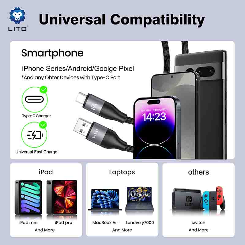 Universal Type-C Cable