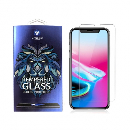 Protector de pantalla de cristal templado transparente de Iphone X 9H 