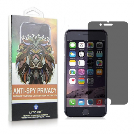 Protector de pantalla de privacidad de vidrio templado a prueba de arañazos para iPhone 7/8 Plus 