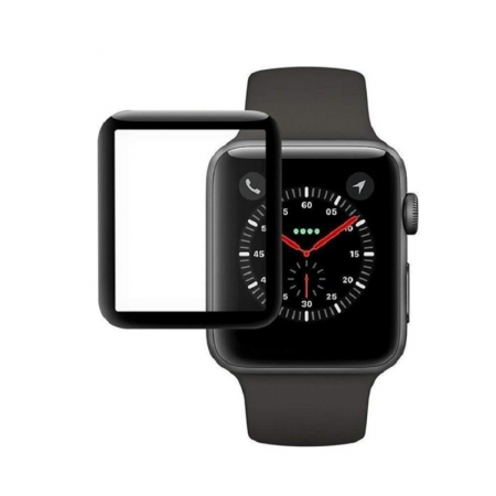 Apple Watch Series 4 Protector de pantalla de cristal templado con adhesivo completo de 40 mm / 44 mm 3D 