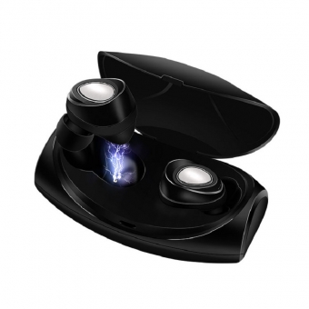 Best Verdaderos auriculares inalámbricos Bluetooth 5.0 Auriculares estéreo con sonido estéreo con caja de carga portátil en venta
