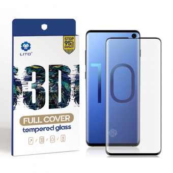 Protector de pantalla de cristal templado con cubierta completa Samsung Galaxy S10 Plus