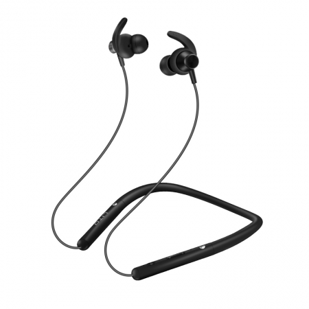 Banda para el cuello de los auriculares de Bluetooth, prenda impermeable inalámbrica de las auriculares IPX4 de los deportes V4.2 para correr / gimnasio con el mic 