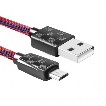 Cable de datos USB de rendimiento de carga rápida inteligente de larga duración trenzado Fairview 