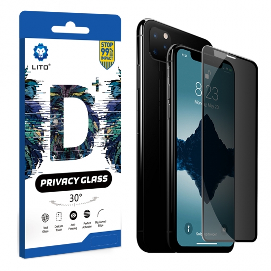 Protector Pantalla Cristal Templado iPhone X/XS Privacy Fullscreen Negra