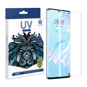 Best Protector de Pantalla de Sensor de Huella Dactilar de Cristal Templado Líquido UV para Huawei P30 Pro en venta