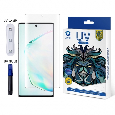 LITO UV Optical Liquid Glue Cobertura total Sensibilidad táctil Protector de pantalla mate para Samsung Note 10/10 + 
