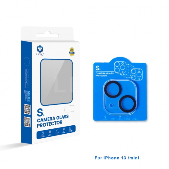 SAMKE Protector de pantalla de teléfono para Apple iPhone 13 mini de 5.4  pulgadas, iPhone 13 mini con borde de vidrio templado, cobertura completa,  13