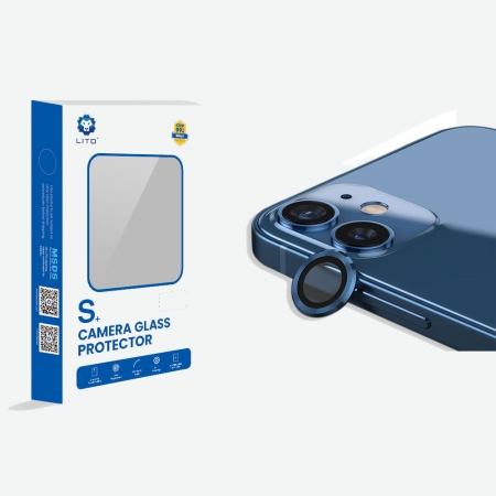 LITO S+ iphone 13 pro/ iphone 13 pro max aleación de aluminio metal 9H protector de lente de cámara de vidrio templado
 