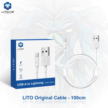 LITO 1m 3ft USB a la línea de alimentación del cable Lightning para iPhone Airpod ipad
 