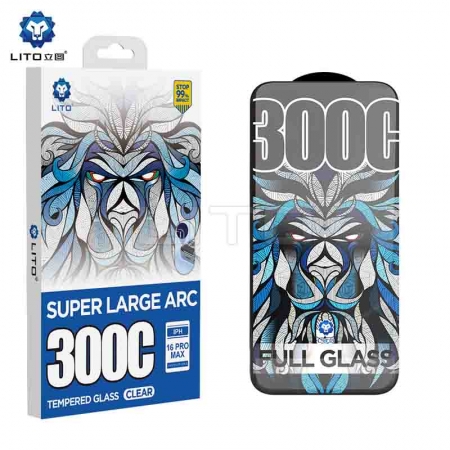 Protector de pantalla de vidrio templado ARC súper grande Lito 300c 