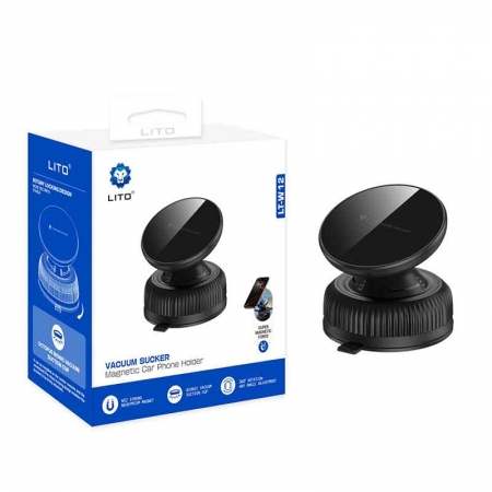Soporte magnético para teléfono con ventosa de 360° LT-W12 