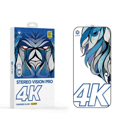 Protector de pantalla de vidrio templado transparente LITO D+ MAX 4K 