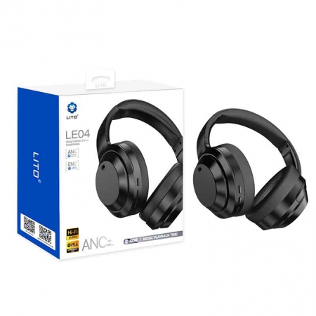 Auriculares Bluetooth LE04 ANC: comodidad inalámbrica y sonido potente para negocios y entretenimiento 
