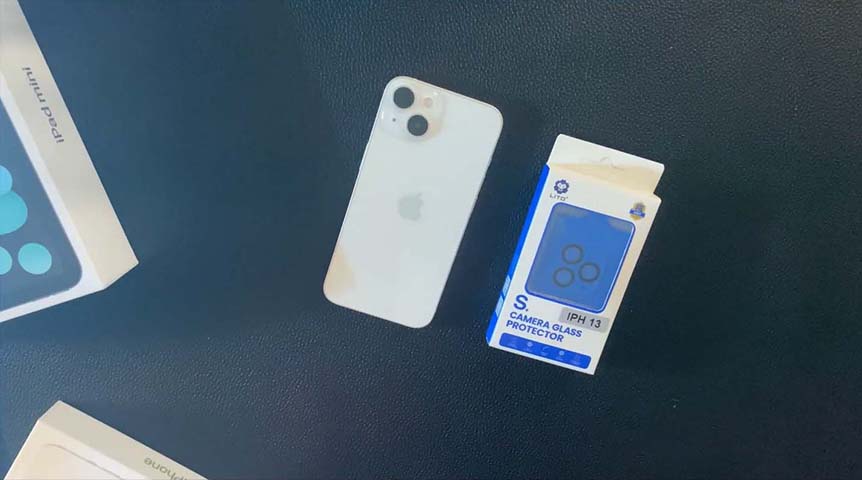 iPhone 13 Pro Max 3D Clear Full Glue Full Cover Camera Glass Len Protector de pantalla
