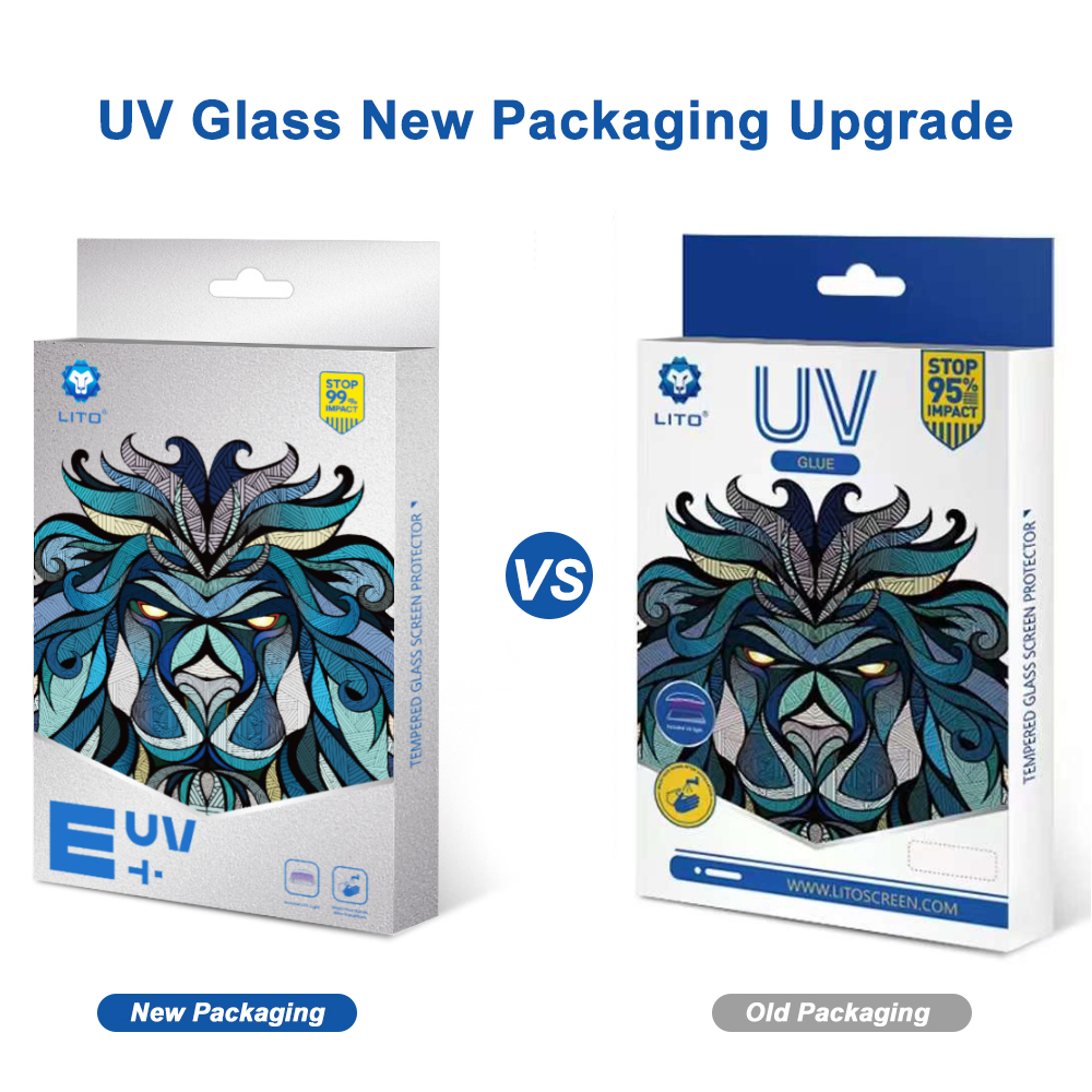El protector de pantalla de vidrio templado UV de Lito brilla con una nueva apariencia