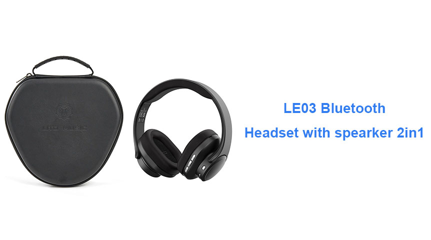 Auriculares Bluetooth Lito Le03 con receptor de voz 2 en 1