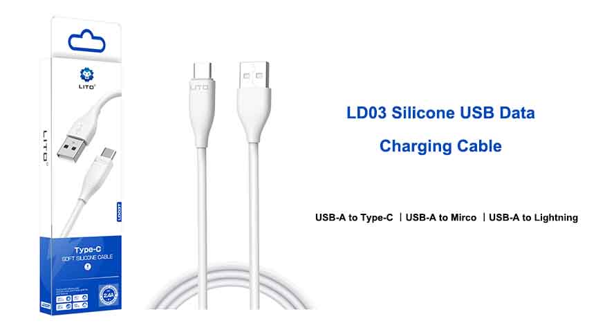 Cable de carga de datos USB de silicona LD03
    