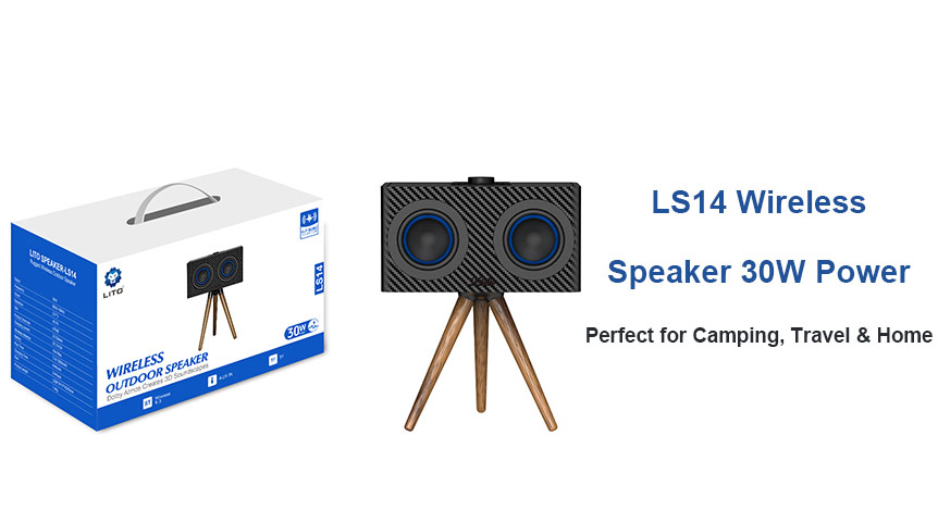 ¿Necesitas un altavoz compacto para exteriores de 30 W con un sonido potente y una conexión Bluetooth rápida?