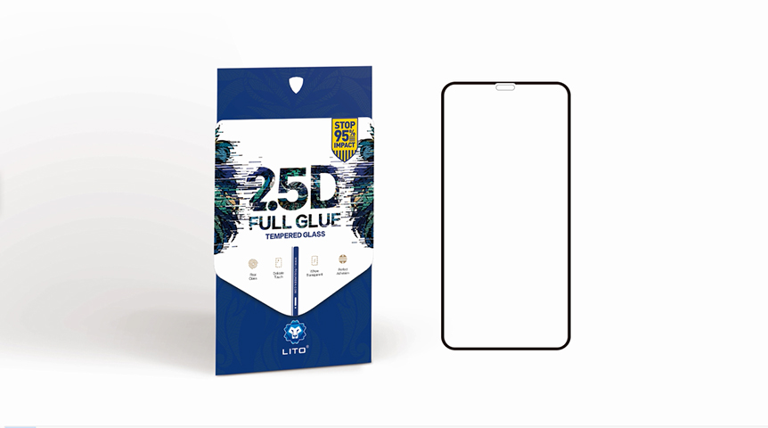 LITO 2.5D Full Glue Full Cover Vidrio Templado