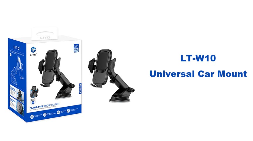 Soporte universal para coche LITO LT-W10: estabilidad inquebrantable en cualquier carretera
