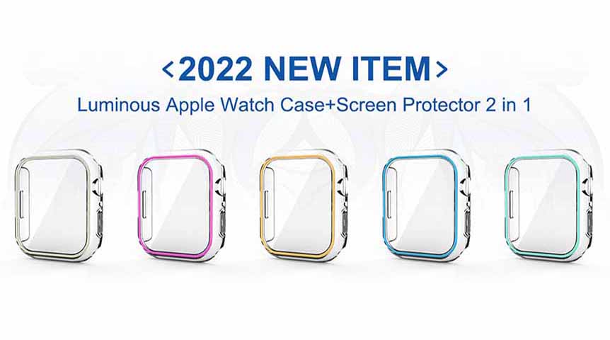 LITO Luminous Apple Watch Case+Protector de pantalla 2 en 1

