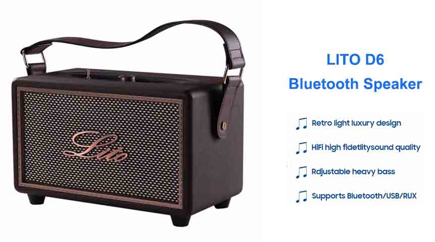 Altavoz Bluetooth LT-D6: potencia y portabilidad