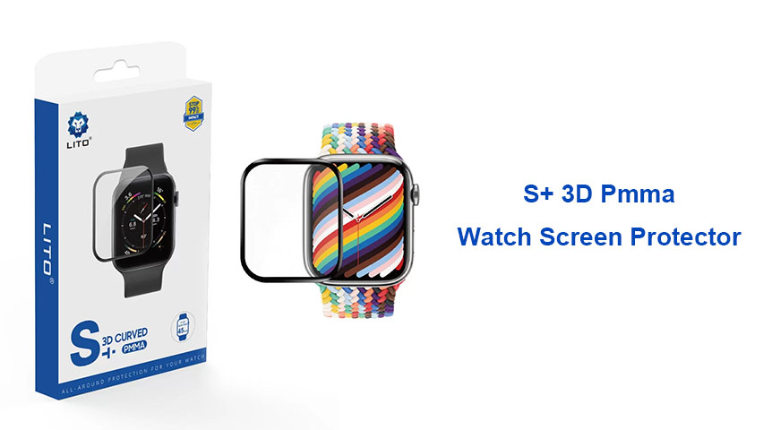 Protector de pantalla curvo 3D LITO S+ para Apple Watch S10 de 42 mm y 46 mm